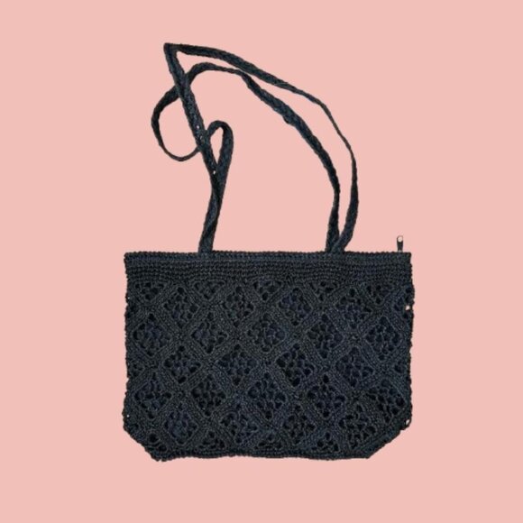 Cherokee crochet tote bag, new with tags (deadstock). - Picture 1 of 8